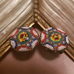 Antique Italian Screwback Earrings